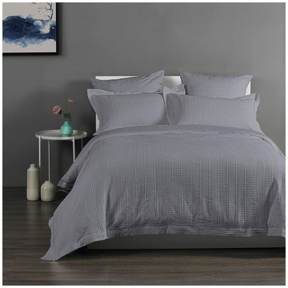 Onkaparinga Lorne King Bed Quilt Cover Set White