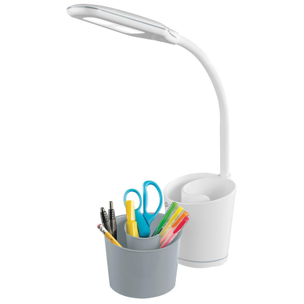 OttLite Swirl Organiser LED Lamp with USB Charging Port