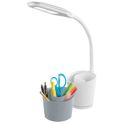 OttLite Swirl Organiser LED Lamp with USB Charging Port
