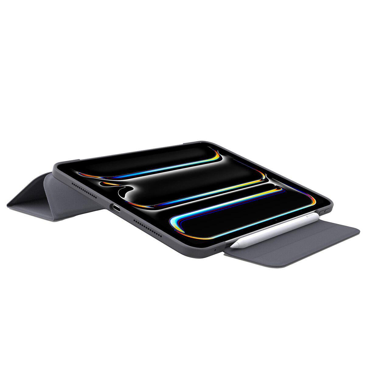 OtterBox Symmetry Folio Apple iPad Pro M4 5th Gen Case Thunderstorm Black 77-95257