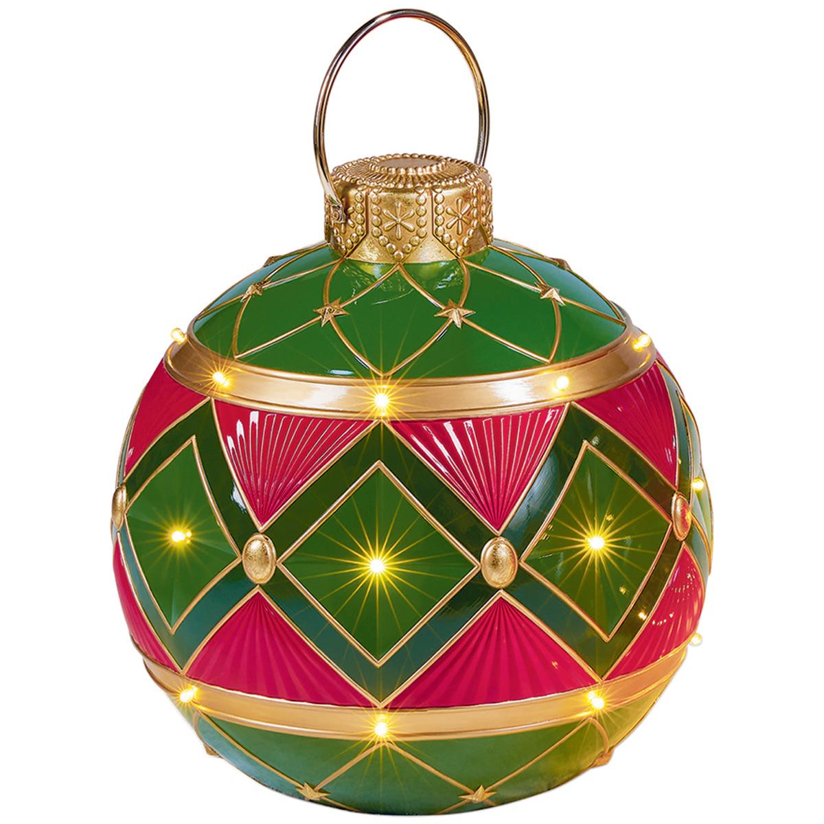 Oversized Christmas Ornament with LED Lights Snowflake