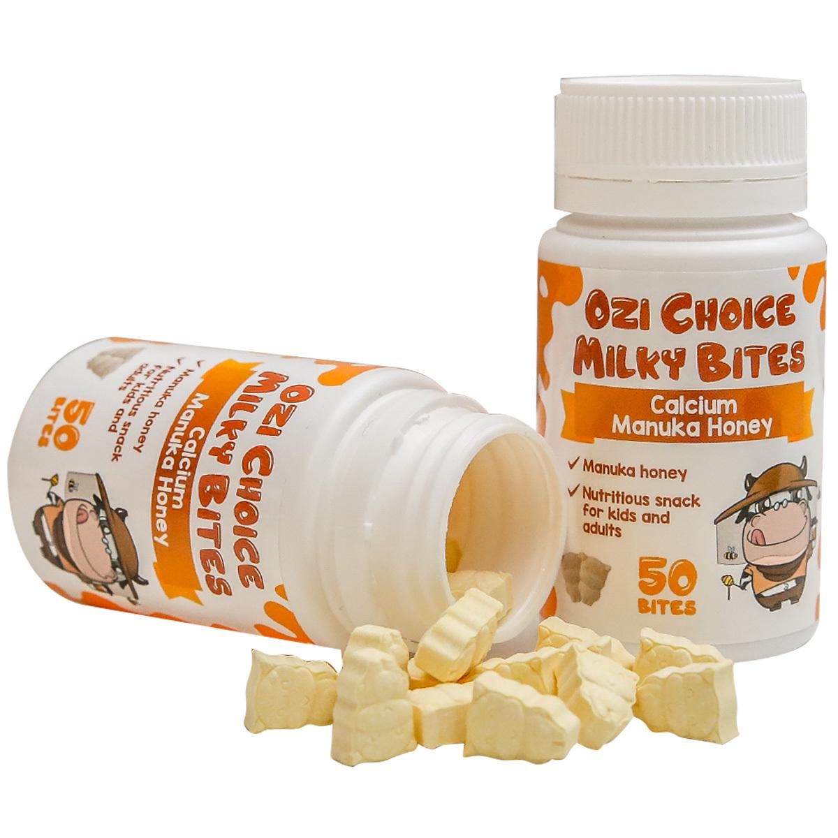 Ozi Choice Milky Bites 5 x 50 Bites Manuka