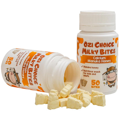 Ozi Choice Milky Bites 5 x 50 Bites Manuka