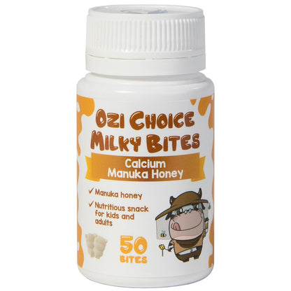 Ozi Choice Milky Bites 5 x 50 Bites Manuka