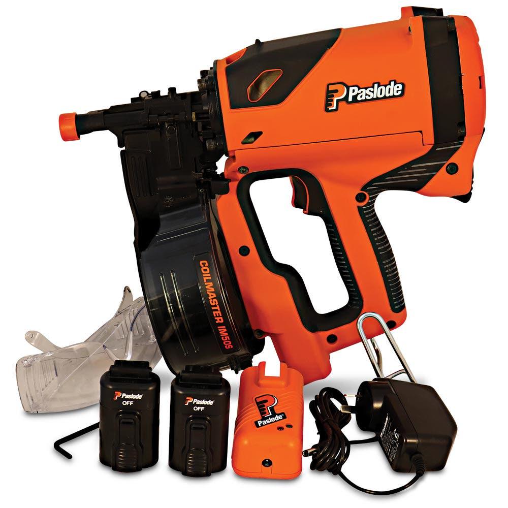 PASLODE 2 x 7.4V Impulse CoilMaster Nail Gun Kit B40001