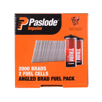 PASLODE 32mm 20 Degree C Brad Nails and 2 Fuel Cells - 2000 Pack B20732