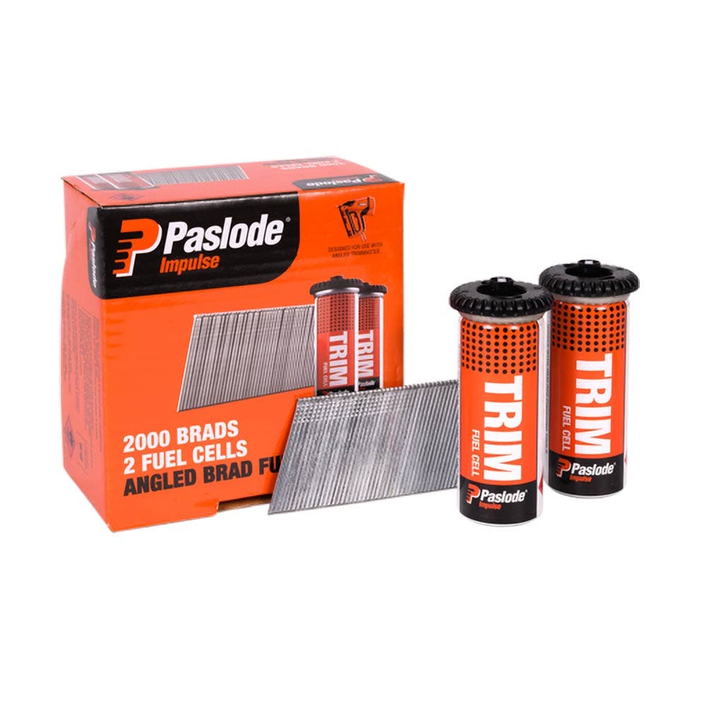 PASLODE 45mm Trimmaster Nail Pack and Twin Fuel Cells B20745