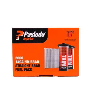 PASLODE 50 x 2.0mm 14GA ND Series Brad w Fuel 2000 Box B20643