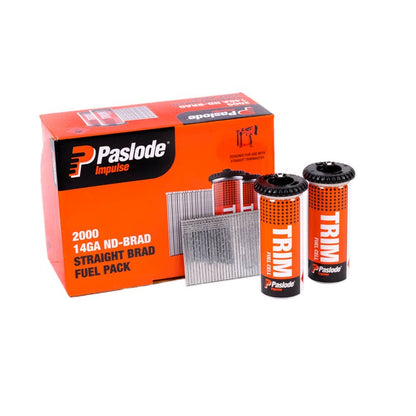 PASLODE 50 x 2.0mm 14GA ND Series Brad w Fuel 2000 Box B20643