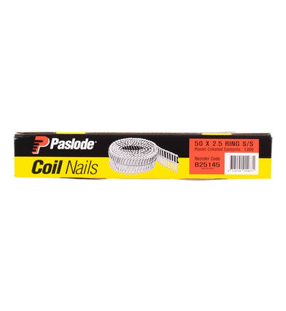 PASLODE 50mm Collated Plastic Sheet Nails 1800 Pack B25145