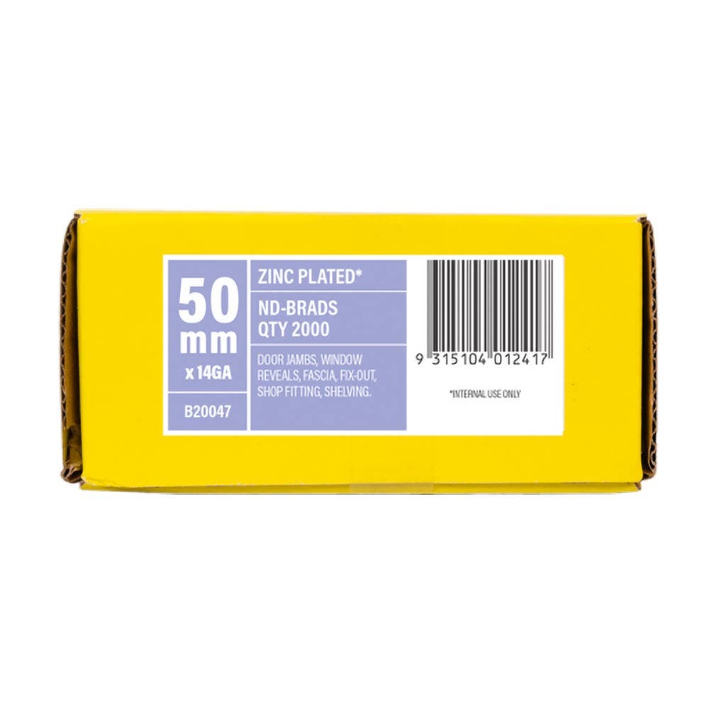 PASLODE 50mm Staples 2000 Pack B20047