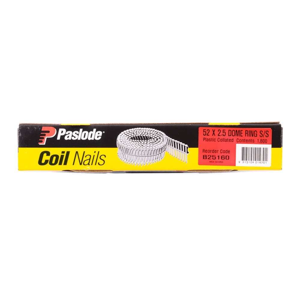 PASLODE 52mm Collated Plastic Sheet Nails 1800 Pack B25160