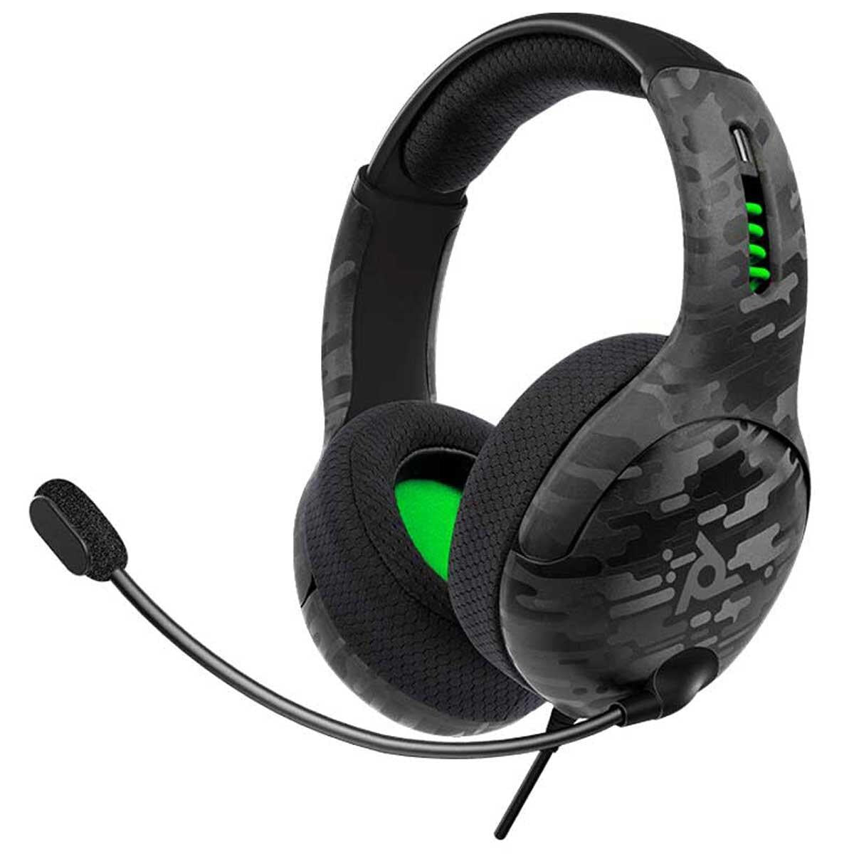 PDP LVL 50 Wired Stereo Gaming Headset For PlayStation Black Camo