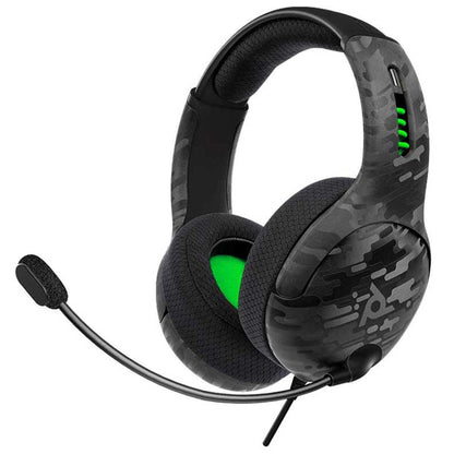 PDP LVL 50 Wired Stereo Gaming Headset For PlayStation Black Camo