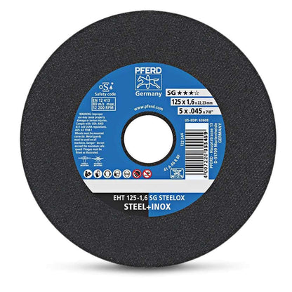 PFERD 125 x 1.6mm Steel and Stainless Cut Off Disc - SG-STEELOX
