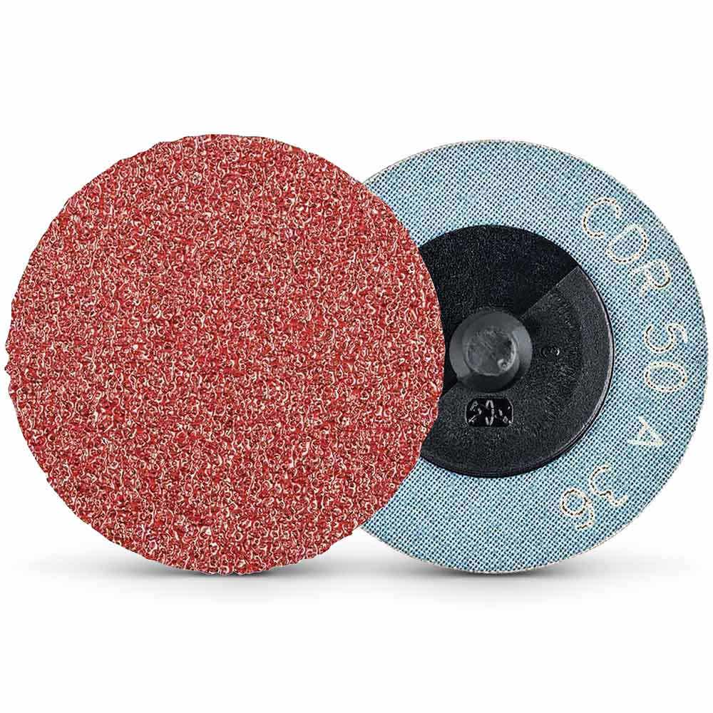 PFERD 50mm 80-Grit Aluminium Oxide Quick-Change Sanding Disc - COMBIDISC - 5 Piece