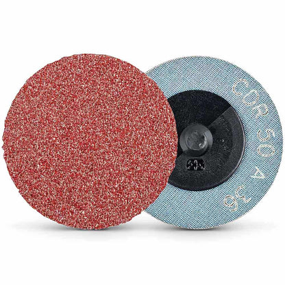 PFERD 50mm 80-Grit Aluminium Oxide Quick-Change Sanding Disc - COMBIDISC - 5 Piece