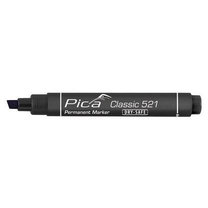 PICA Classic Permanent Marker Chisel Tip Black 52146SB