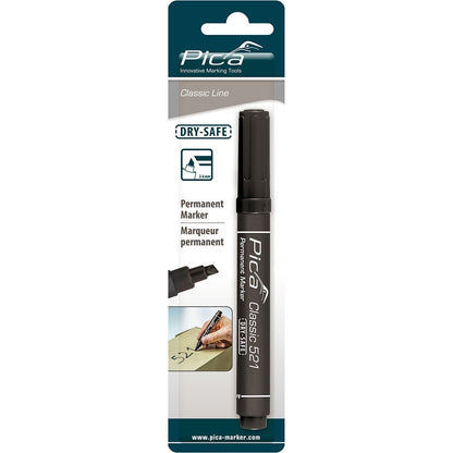 PICA Classic Permanent Marker Chisel Tip Blue 52141SB