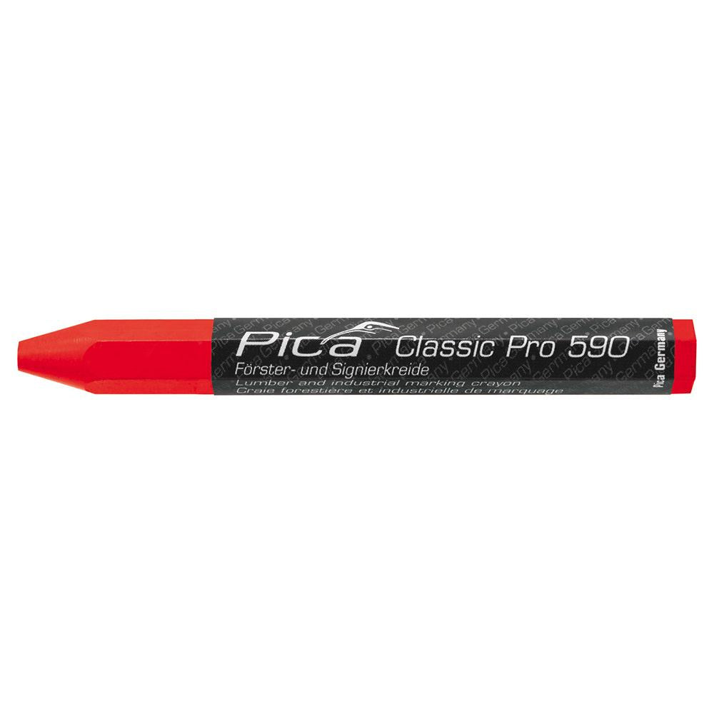 PICA Classic Pro 590 Lumber and Industrial Marking Crayon Red 59040
