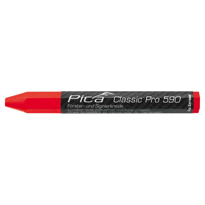 PICA Classic Pro 590 Lumber and Industrial Marking Crayon Red 59040