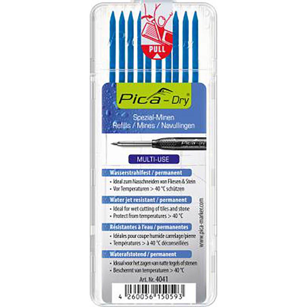 PICA Dry Permanent Blue Lead Refill Set 4041