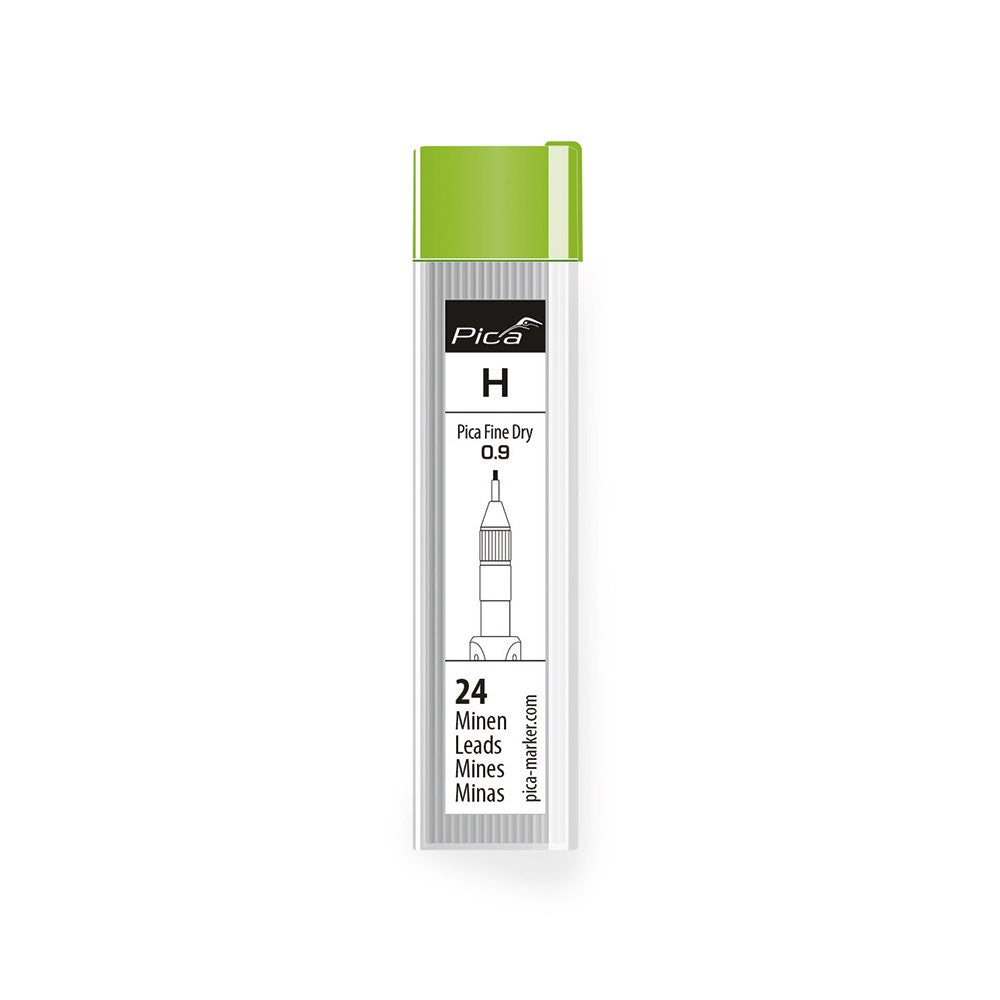PICA Fine Dry Pencil Refill H Leads Set - 24 Pack 7050SB