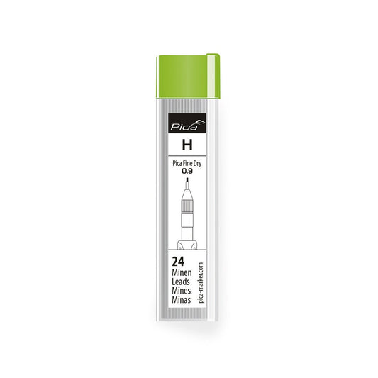 PICA Fine Dry Pencil Refill H Leads Set - 24 Pack 7050SB