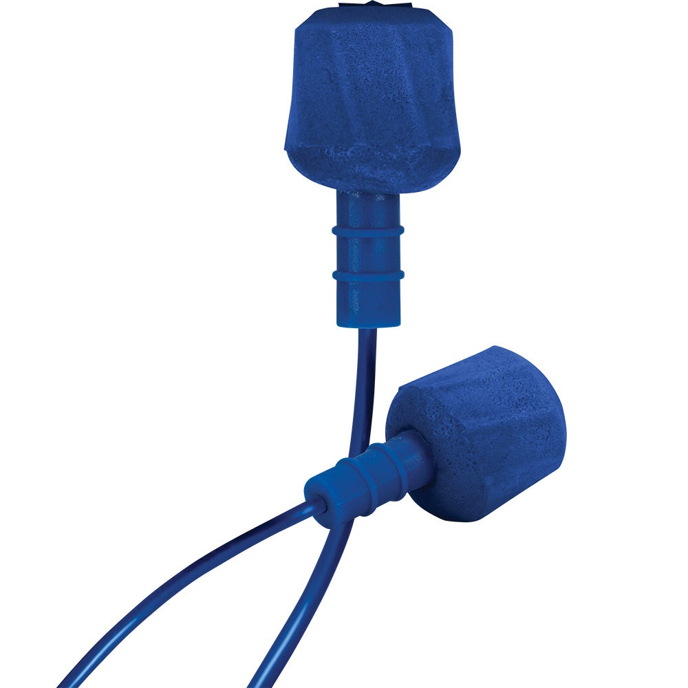 PIP Powersoft Ez-Twist SLC80 22dB Corded Metal Detectable Ear Plugs - 100PR Box 267-HPF610D