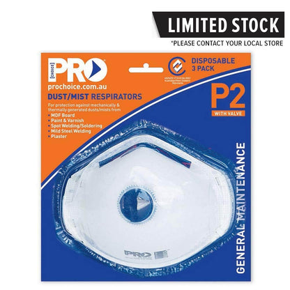 PROCHOICE Respirator Dust Mask with Valve PC321-3