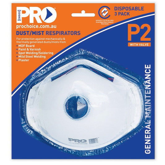 PROCHOICE Respirator Dust Mask with Valve PC321-3