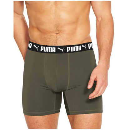 PUMA Boxer 5 Pack Black/Grey/Green Large