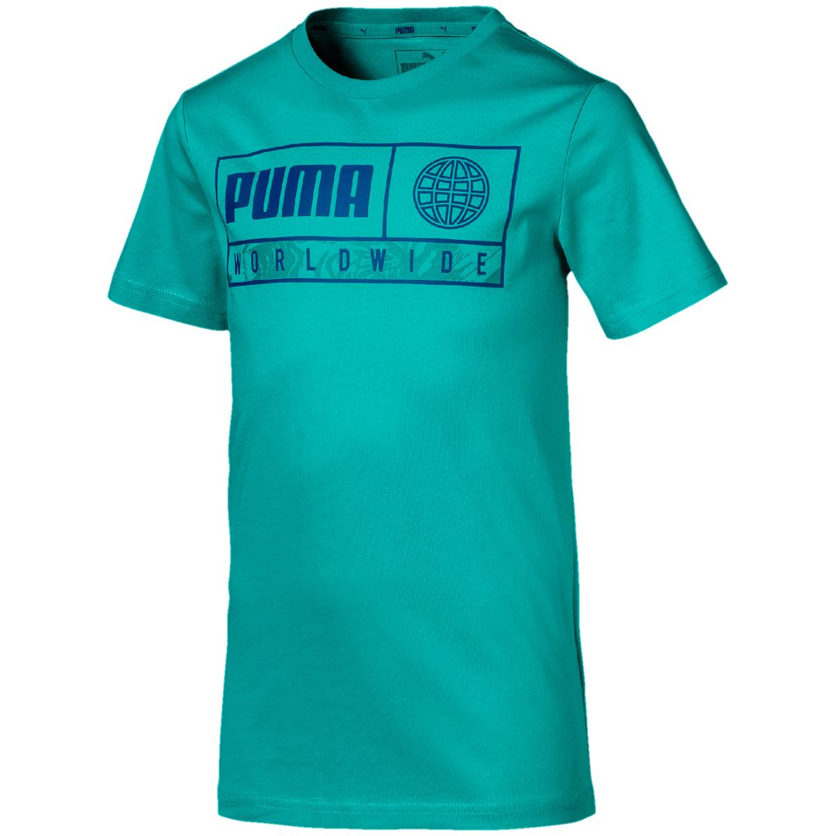 PUMA Boys Alpha Graphic Tee Black