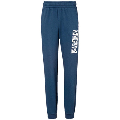 PUMA Boys' Fleece Pants Dark Denim