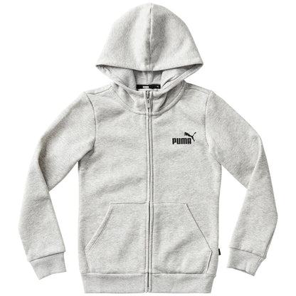 PUMA Essentials+ Full-Zip Girl's Jacket Grey