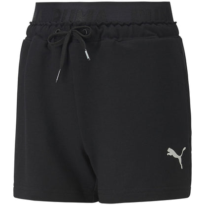 PUMA Girls' Logo Short Black