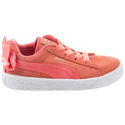 PUMA Infant Suede Bow Shoe Shell Pink