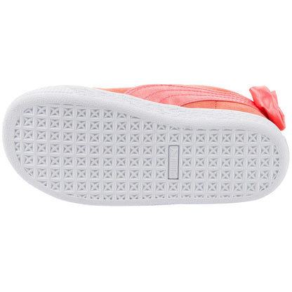 PUMA Infant Suede Bow Shoe Shell Pink