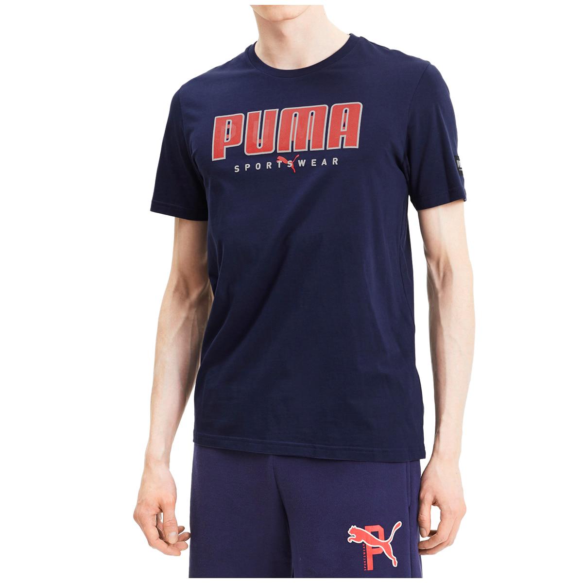 PUMA Men's Active Tee Navy