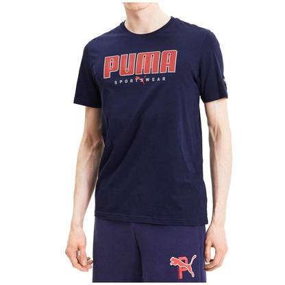 PUMA Men's Active Tee Navy