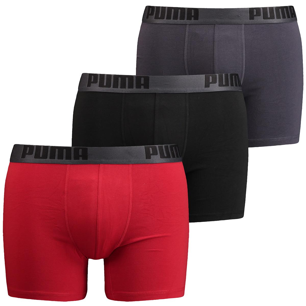 PUMA Men's Boxer Brief 3 Pack