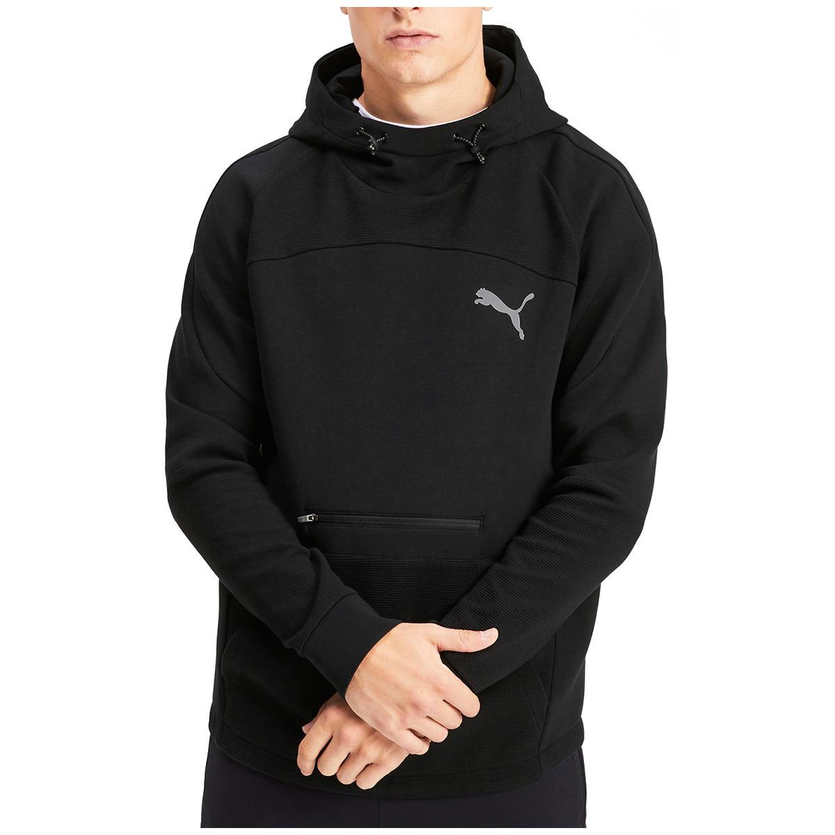 PUMA Men's Evostripe Hoodie Heather Grey