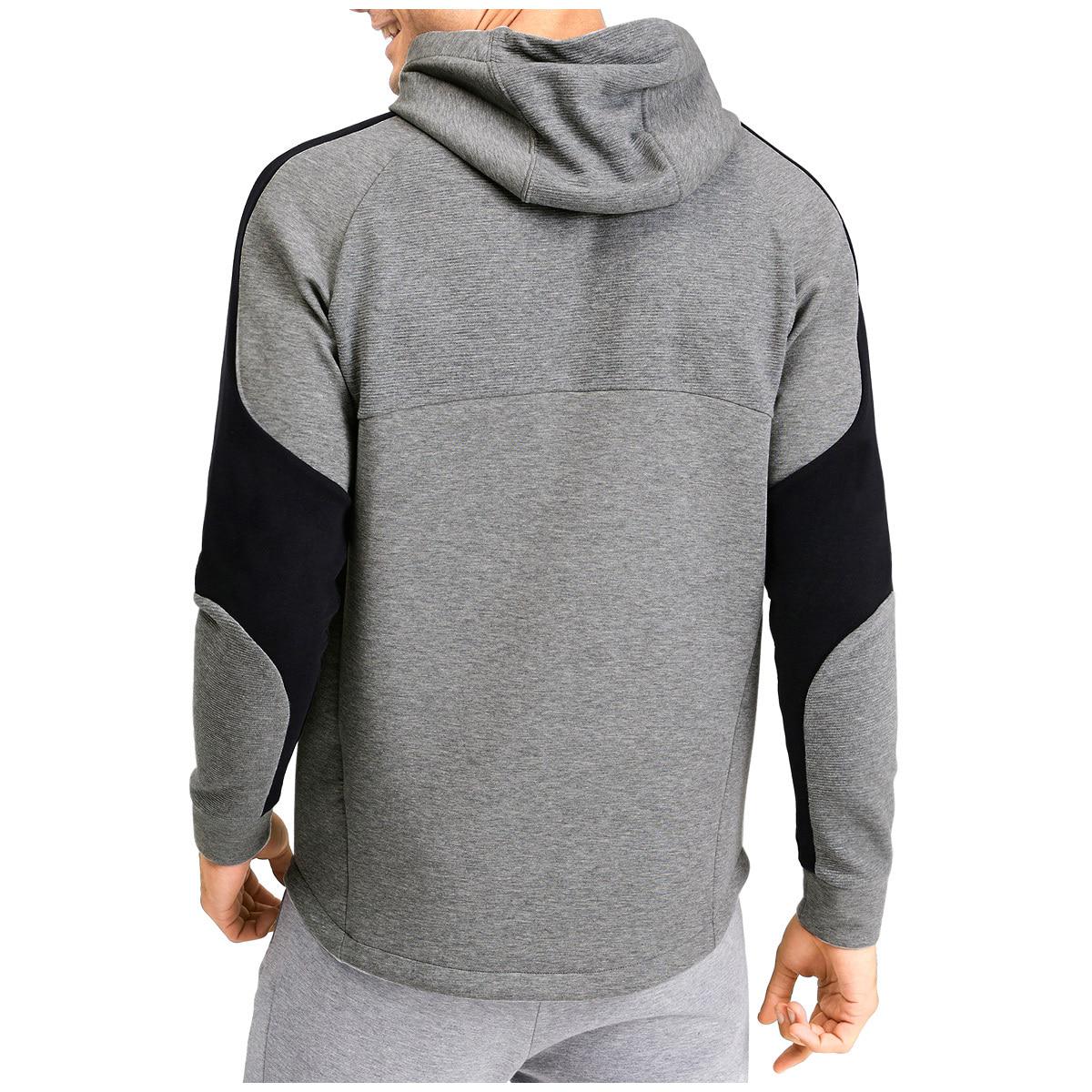 PUMA Men's Evostripe Hoodie Heather Grey
