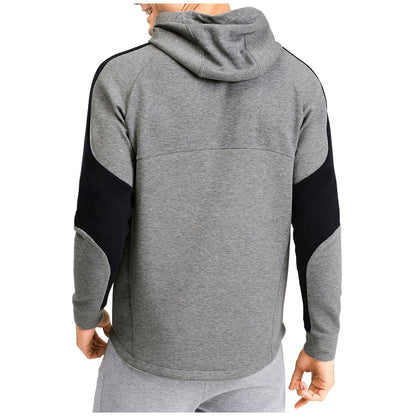 PUMA Men's Evostripe Hoodie Heather Grey