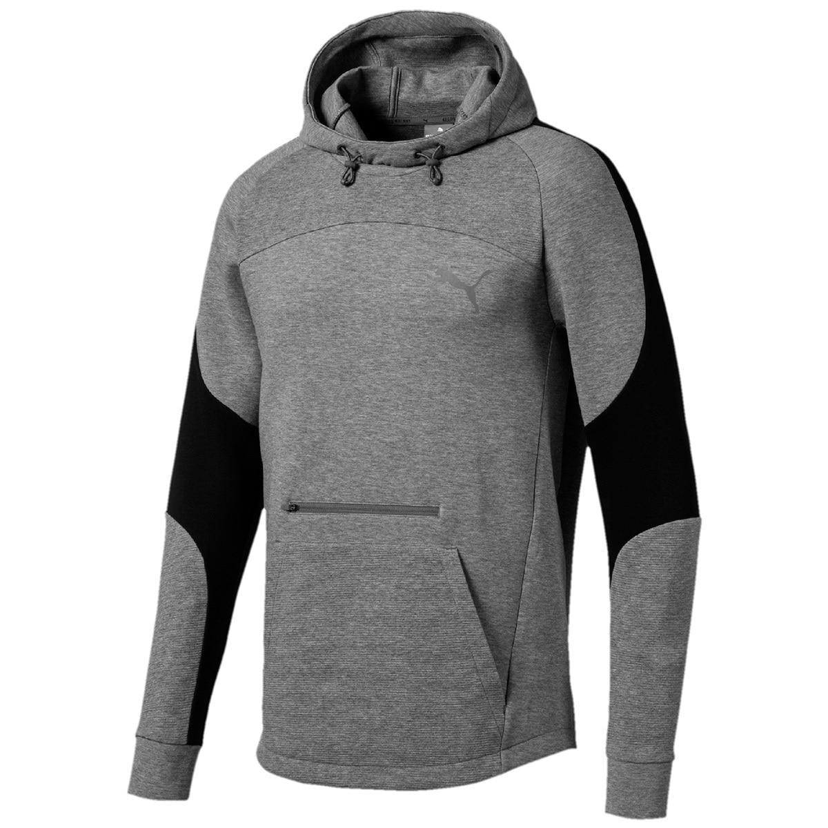 PUMA Men's Evostripe Hoodie Heather Grey
