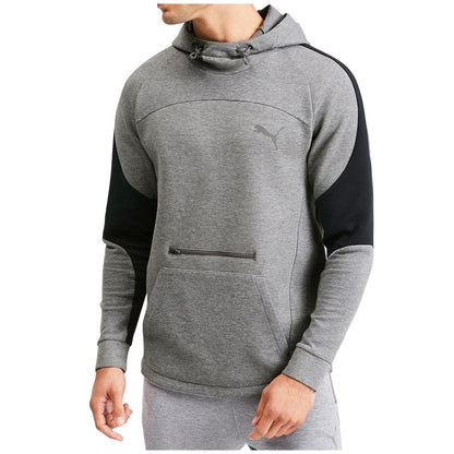PUMA Men's Evostripe Hoodie Heather Grey