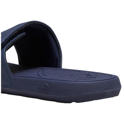 PUMA Men's Slides Navy/White