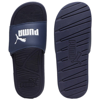 PUMA Men's Slides Navy/White