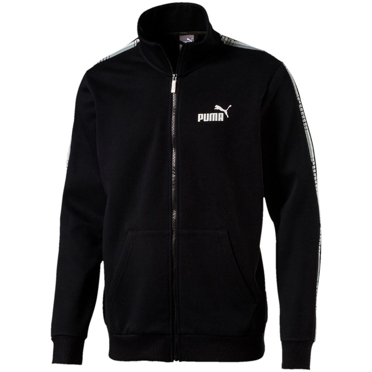 PUMA Men's Tape Fleece Track Jacket Plum