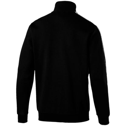 PUMA Men's Tape Fleece Track Jacket Black